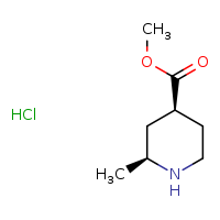 methyl (2S,4S)-2-methylpiperidine-4-carboxylate hydrochloride