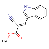 methyl (2Z)-2-cyano-3-(1H-indol-3-yl)prop-2-enoate