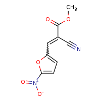 methyl (2Z)-2-cyano-3-(5-nitrofuran-2-yl)prop-2-enoate