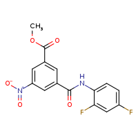 methyl 3-[(2,4-difluorophenyl)carbamoyl]-5-nitrobenzoate