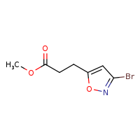 methyl 3-(3-bromo-1,2-oxazol-5-yl)propanoate
