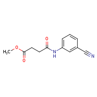 methyl 3-[(3-cyanophenyl)carbamoyl]propanoate