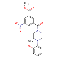 methyl 3-[4-(2-methoxyphenyl)piperazine-1-carbonyl]-5-nitrobenzoate