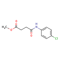 methyl 3-[(4-chlorophenyl)carbamoyl]propanoate
