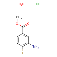 methyl 3-amino-4-fluorobenzoate hydrate hydrochloride