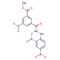 methyl 3-[N'-(2,4-dinitrophenyl)hydrazinecarbonyl]-5-nitrobenzoate