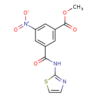 methyl 3-nitro-5-[(1,3-thiazol-2-yl)carbamoyl]benzoate