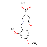 methyl (3R)-1-[(2,4-dimethoxyphenyl)methyl]-5-oxopyrrolidine-3-carboxylate