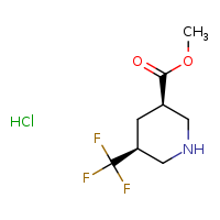 methyl (3R,5S)-5-(trifluoromethyl)piperidine-3-carboxylate hydrochloride