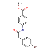 methyl 4-[2-(4-bromophenyl)acetamido]benzoate