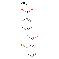 methyl 4-(2-fluorobenzamido)benzoate