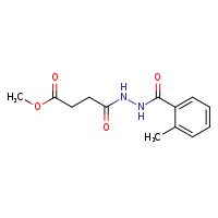 methyl 4-[(2-methylphenyl)formohydrazido]-4-oxobutanoate