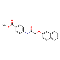 methyl 4-[2-(naphthalen-2-yloxy)acetamido]benzoate