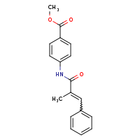 methyl 4-[(2Z)-2-methyl-3-phenylprop-2-enamido]benzoate