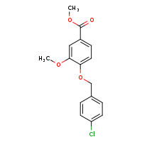 methyl 4-[(4-chlorophenyl)methoxy]-3-methoxybenzoate