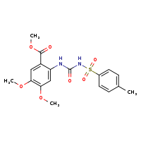methyl 4,5-dimethoxy-2-{[(4-methylbenzenesulfonyl)carbamoyl]amino}benzoate