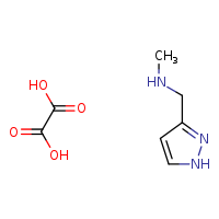 methyl(1H-pyrazol-3-ylmethyl)amine; oxalic acid