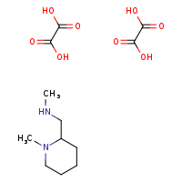 methyl[(1-methylpiperidin-2-yl)methyl]amine; bis(oxalic acid)