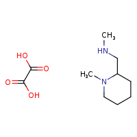 methyl[(1-methylpiperidin-2-yl)methyl]amine; oxalic acid