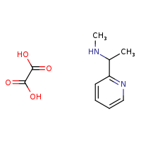 methyl[1-(pyridin-2-yl)ethyl]amine; oxalic acid