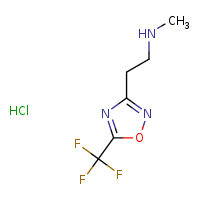 methyl({2-[5-(trifluoromethyl)-1,2,4-oxadiazol-3-yl]ethyl})amine hydrochloride