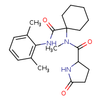 N-{1-[(2,6-dimethylphenyl)carbamoyl]cyclohexyl}-N-methyl-5-oxopyrrolidine-2-carboxamide