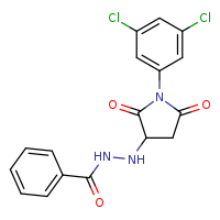 N'-[1-(3,5-dichlorophenyl)-2,5-dioxopyrrolidin-3-yl]benzohydrazide