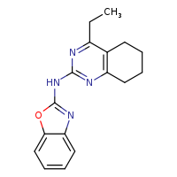 N-(1,3-benzoxazol-2-yl)-4-ethyl-5,6,7,8-tetrahydroquinazolin-2-amine