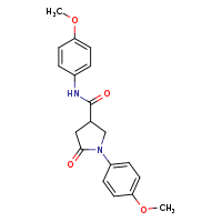 N,1-bis(4-methoxyphenyl)-5-oxopyrrolidine-3-carboxamide