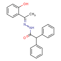 N'-[(1E)-1-(2-hydroxyphenyl)ethylidene]-2,2-diphenylacetohydrazide