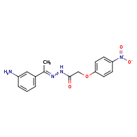 N'-[(1E)-1-(3-aminophenyl)ethylidene]-2-(4-nitrophenoxy)acetohydrazide