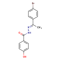 N'-[(1E)-1-(4-bromophenyl)ethylidene]-4-hydroxybenzohydrazide