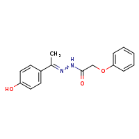 N'-[(1E)-1-(4-hydroxyphenyl)ethylidene]-2-phenoxyacetohydrazide