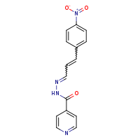 N'-[(1E,2E)-3-(4-nitrophenyl)prop-2-en-1-ylidene]pyridine-4-carbohydrazide
