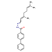 N'-[(1E,2E)-3,7-dimethylocta-2,6-dien-1-ylidene]-[1,1'-biphenyl]-4-carbohydrazide