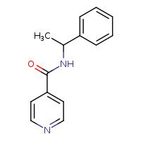N-(1-phenylethyl)pyridine-4-carboxamide