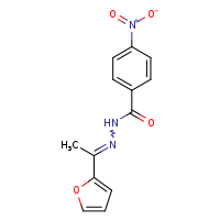 N'-[(1Z)-1-(furan-2-yl)ethylidene]-4-nitrobenzohydrazide