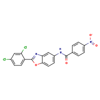 N-[2-(2,4-dichlorophenyl)-1,3-benzoxazol-5-yl]-4-nitrobenzamide
