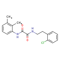 N'-[2-(2-chlorophenyl)ethyl]-N-(2,3-dimethylphenyl)ethanediamide