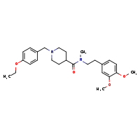 N-[2-(3,4-dimethoxyphenyl)ethyl]-1-[(4-ethoxyphenyl)methyl]-N-methylpiperidine-4-carboxamide