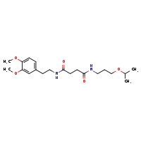 N'-[2-(3,4-dimethoxyphenyl)ethyl]-N-(3-isopropoxypropyl)succinamide