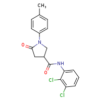 N-(2,3-dichlorophenyl)-1-(4-methylphenyl)-5-oxopyrrolidine-3-carboxamide