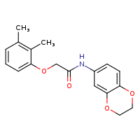 N-(2,3-dihydro-1,4-benzodioxin-6-yl)-2-(2,3-dimethylphenoxy)acetamide
