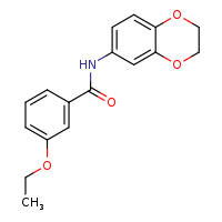 N-(2,3-dihydro-1,4-benzodioxin-6-yl)-3-ethoxybenzamide