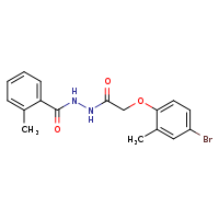 N'-[2-(4-bromo-2-methylphenoxy)acetyl]-2-methylbenzohydrazide