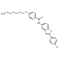 N-[2-(4-chlorophenyl)-1,3-benzoxazol-5-yl]-4-(heptyloxy)benzamide