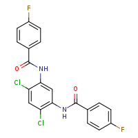 N-[2,4-dichloro-5-(4-fluorobenzamido)phenyl]-4-fluorobenzamide