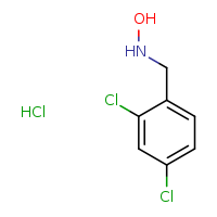 N-[(2,4-dichlorophenyl)methyl]hydroxylamine hydrochloride