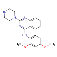 N-(2,4-dimethoxyphenyl)-2-(piperazin-1-yl)quinazolin-4-amine