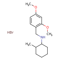 N-[(2,4-dimethoxyphenyl)methyl]-2-methylcyclohexan-1-amine hydrobromide